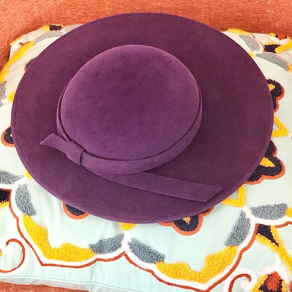 Vintage Violet Felt Makins New York Crafted Hat - Picture 12 of 14